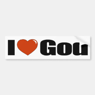 Ik hou van God Bumpersticker