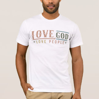 Ik hou van God, hou van mensen T-shirt