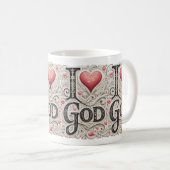 Ik hou van God Koffiemok (Voorkant rechts)