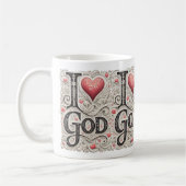 Ik hou van God Koffiemok (Links)