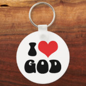 Ik Hou Van God Sleutelhanger (Voorkant)