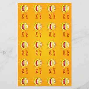 Ik hou van God Sun Stationery Briefpapier