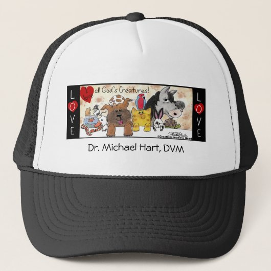 Ik hou van Gods creaties! Trucker Pet (Voorkant)
