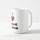 Ik hou van goede vibes liefde quote Mok (Voorkant rechts)