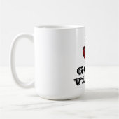 Ik hou van goede vibes liefde quote Mok (Links)