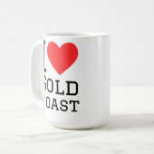 Ik hou van Gold Coast  Koffiemok (Voorkant links)