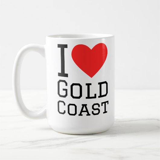 Ik hou van Gold Coast  Koffiemok (Links)