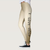 Ik hou van GOLD Leggings (Links)