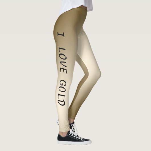 Ik hou van GOLD Leggings (Rechts)