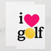 Ik hou van golf (Voorkant / Achterkant)