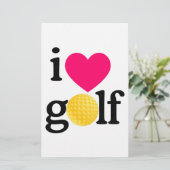Ik hou van golf (Staand voorkant)