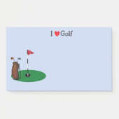 Ik hou van Golf 10 x 6-inch Post-it® notes (Voorkant)
