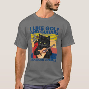 Ik hou van Golf en gitaren en misschien 3 mensen T-shirt