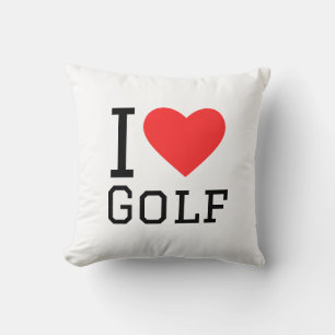 Ik hou van golf kussen