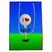 Ik hou van Golf Medium Cadeauzakje (Achterkant)