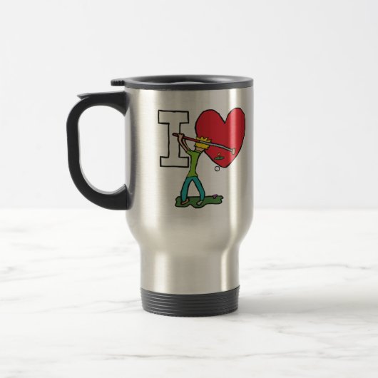 Ik hou van Golf Reisbeker (Links)