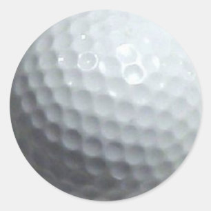 Ik hou van Golf Ronde Sticker