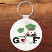 Ik hou van Golf Sleutelhanger (Voorkant)