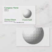 Ik hou van Golf Visitekaartje (Voorkant / Achterkant)