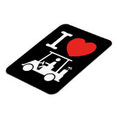 Ik hou van golfkar magneet (Linkerzijde)