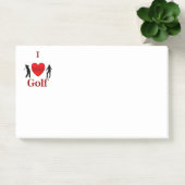 Ik hou van golfsport post-it® notes (Kantoor)