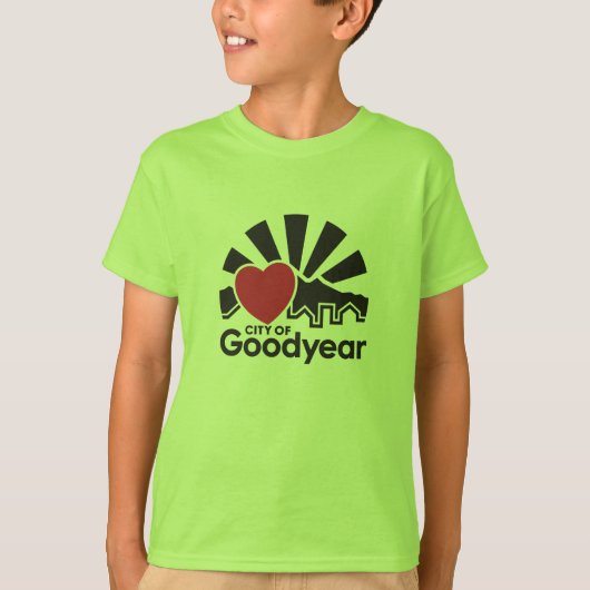 Ik hou van Goodyear T-Shirt voor jongens (Voorkant)