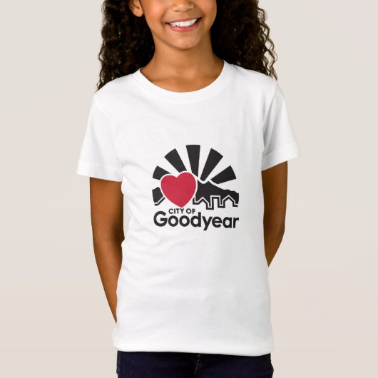 Ik hou van Goodyear T-Shirt voor meisjes (Voorkant)
