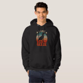 Ik hou van Goose Animal Eigenaar Hoodie (Voorkant volledig)