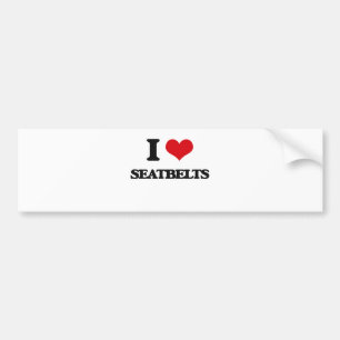 Ik hou van gordels bumpersticker