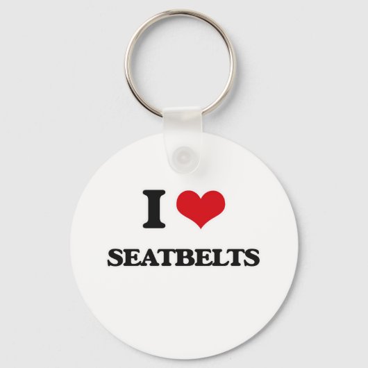 Ik hou van gordels sleutelhanger (Voorkant)