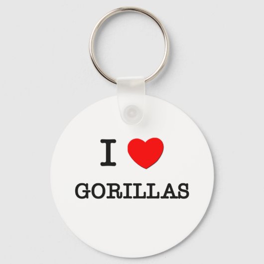 Ik hou van GORILLAS Sleutelhanger (Voorkant)