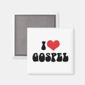 Ik hou van gospel magneet (Voorkant / Achterkant)