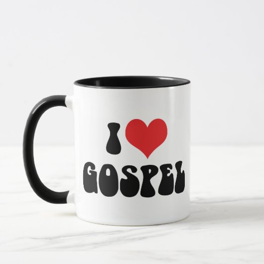 Ik hou van gospel mok (Links)
