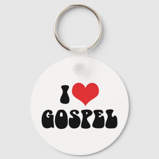 Ik hou van Gospel-sleutelhanger Sleutelhanger (Voorkant)