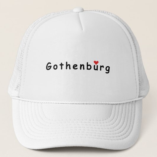 Ik hou van Göteborg Trucker Pet (Voorkant)