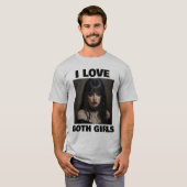 IK HOU VAN GOTH MEISJES T-SHIRT (Voorkant volledig)