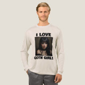 IK HOU VAN GOTH MEISJES T-SHIRT (Voorkant)