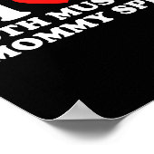 Ik hou van Goth Spierballen Mama St  Poster (Hoek)