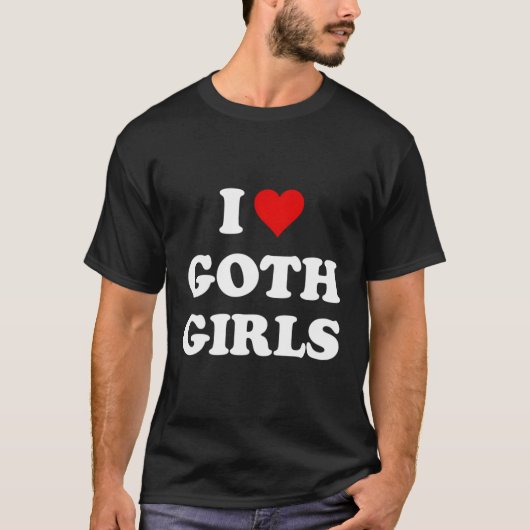 Ik hou van Gothic T-shirt (Voorkant)