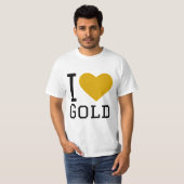 Ik hou van goud t-shirt (Voorkant volledig)