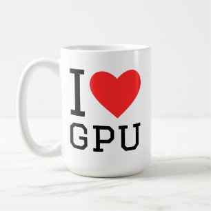 Ik hou van gpu koffiemok