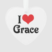 Ik hou van Grace Ornament (voorkant)