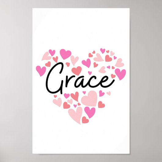 Ik hou van Grace Poster (Voorkant)