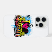 Ik hou van Graffiti – Stedelijke Straatkunst iPhone Hoesje (Achterkant horizontaal)