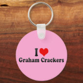 Ik hou van Graham Crackers Sleutelhanger (Voorkant)