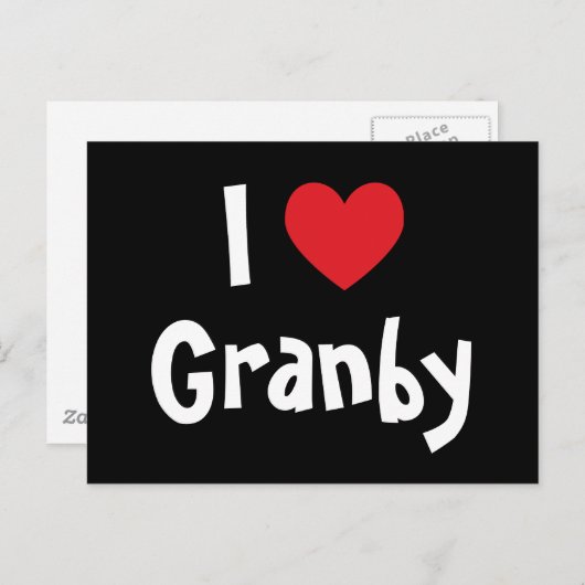 Ik hou van Granby Briefkaart (Voorkant / Achterkant)