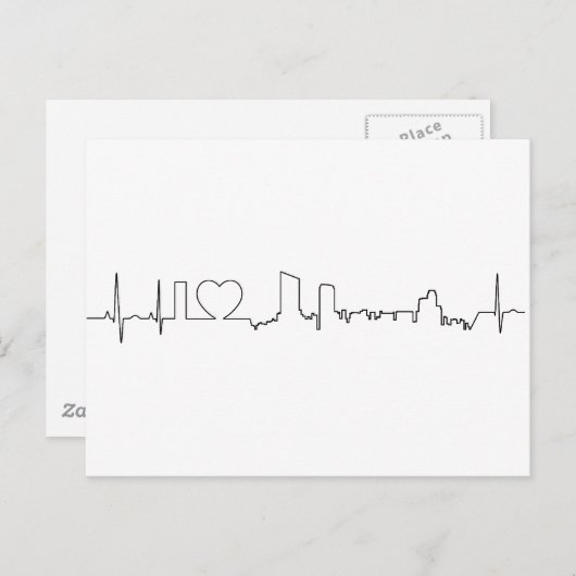 Ik hou van Grand Rapids in een uitzonderlijke ecg Briefkaart (Voorkant / Achterkant)