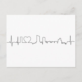 Ik hou van Grand Rapids in een uitzonderlijke ecg  Briefkaart