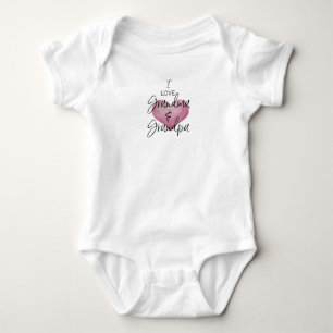 Ik hou van GRANDMA baby uit één stuk Baby-pak Romper