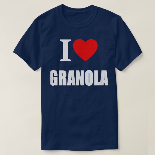 Ik hou van Granola voor mannen en studenten Vegeta T-shirt (Design voorkant)